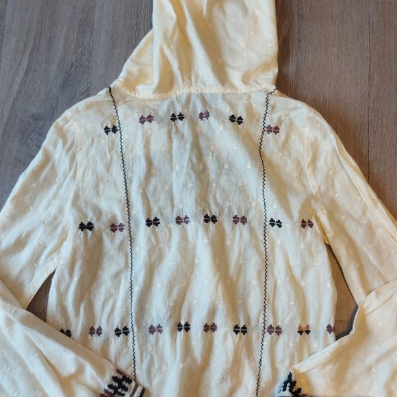 Free People Embroidered Long Sleeve Pullover - Picture 3 of 13